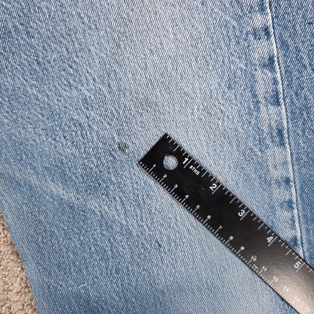 Vintage 90s Levi's 501xx 32x34 Mens Blue Straight Leg Denim Jeans Made in USA - Picture 8 of 14